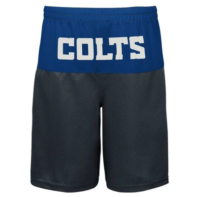 Shop Outerstuff Youth Jonathan Taylor Navy Indianapolis Colts Player Name & Number Shorts