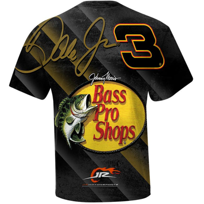 Shop Jr Motorsports Official Team Apparel Black Dale Earnhardt Jr. Bass Pro Shops Total Print T-shirt