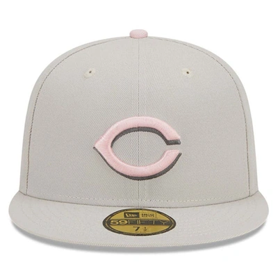 Shop New Era Khaki Cincinnati Reds 2023 Mother's Day On-field 59fifty Fitted Hat