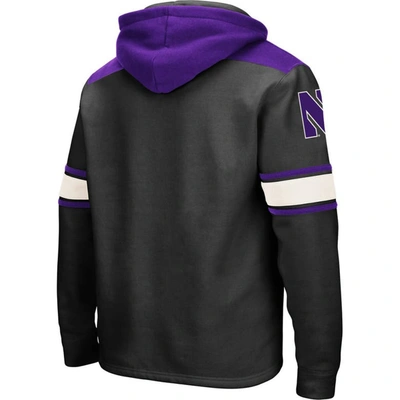 Shop Colosseum Black Northwestern Wildcats 2.0 Lace-up Pullover Hoodie