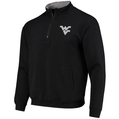 Shop Colosseum Black West Virginia Mountaineers Tortugas Logo Quarter-zip Jacket