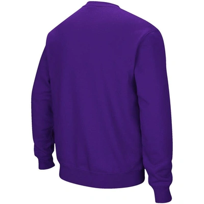 Shop Colosseum Purple Minnesota State University Mankato Arch & Logo Pullover Sweatshirt