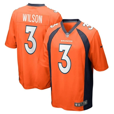 Shop Nike Russell Wilson Orange Denver Broncos Game Jersey