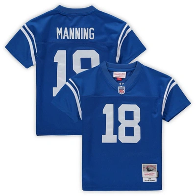 Shop Mitchell & Ness Preschool  Peyton Manning Royal Indianapolis Colts Retired Legacy Jersey