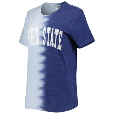 Shop Gameday Couture Navy Penn State Nittany Lions Find Your Groove Split-dye T-shirt
