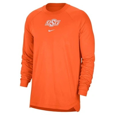 Shop Nike Orange Oklahoma State Cowboys Basketball Spotlight Performance Raglan T-shirt
