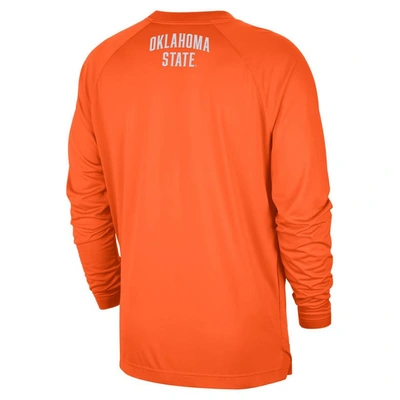Shop Nike Orange Oklahoma State Cowboys Basketball Spotlight Performance Raglan T-shirt