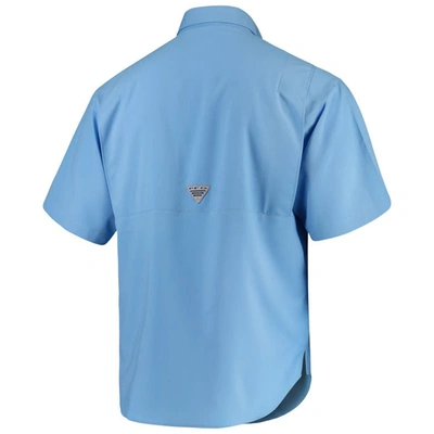 Shop Columbia Carolina Blue North Carolina Tar Heels Pfg Tamiami Shirt In Light Blue