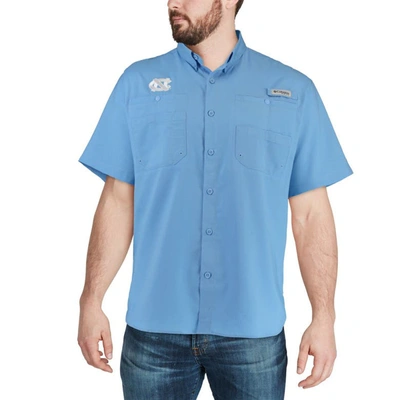 Shop Columbia Carolina Blue North Carolina Tar Heels Pfg Tamiami Shirt In Light Blue
