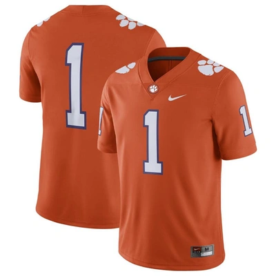 Shop Nike Orange Clemson Tigers #1 Home Game Jersey