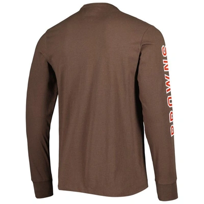 Shop 47 Cleveland Browns ' Brown Franklin Long Sleeve T-shirt