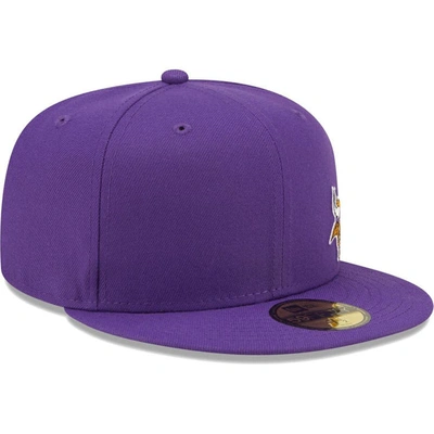 Shop New Era Purple Minnesota Vikings  Flawless 59fifty Fitted Hat