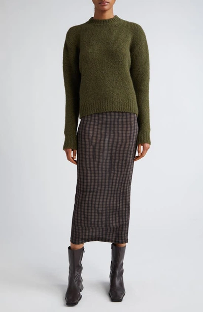 Shop Paloma Wool 1 Besito Intarsia Crewneck Sweater In Khaki