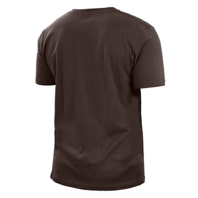 Shop New Era Brown Cleveland Browns 2022 Sideline Ink Dye T-shirt