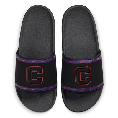 Shop Nike Clemson Tigers Team Off-court Slide Sandals In Black