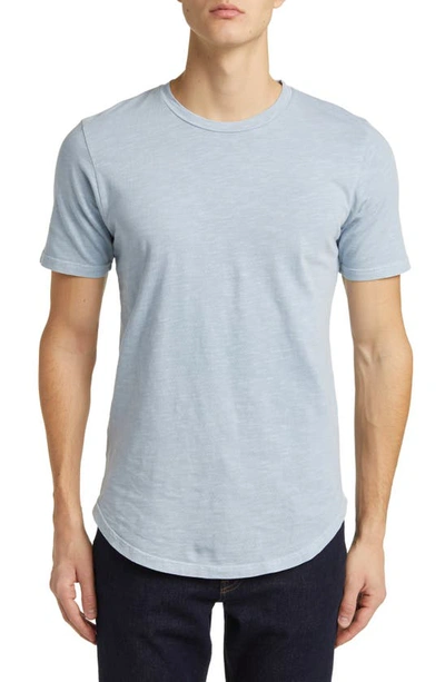 Shop Goodlife Sunfaded Slub Cotton T-shirt In Kentucky Blue