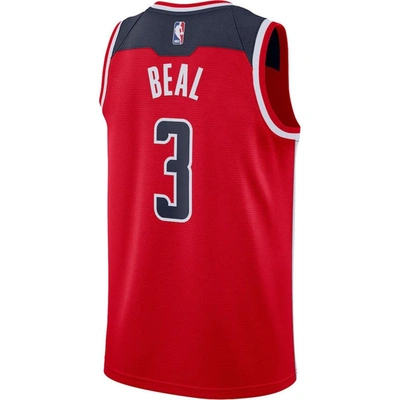 Shop Nike Youth  Bradley Beal Red Washington Wizards Swingman Jersey