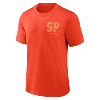 Shop Nike Orange San Francisco Giants Statement Game Over T-shirt