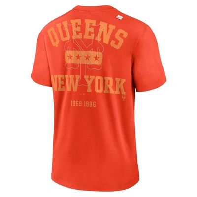 Shop Nike Orange New York Mets Statement Game Over T-shirt