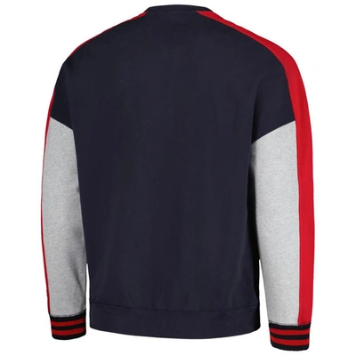 Shop 5th And Ocean By New Era 5th & Ocean By New Era Navy Usmnt Athleisure Pullover Sweatshirt