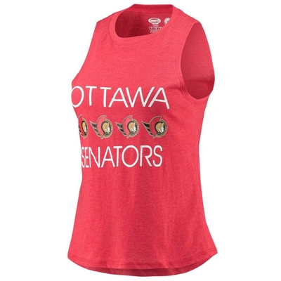 Shop Concepts Sport Red/black Ottawa Senators Meter Tank Top & Pants Sleep Set