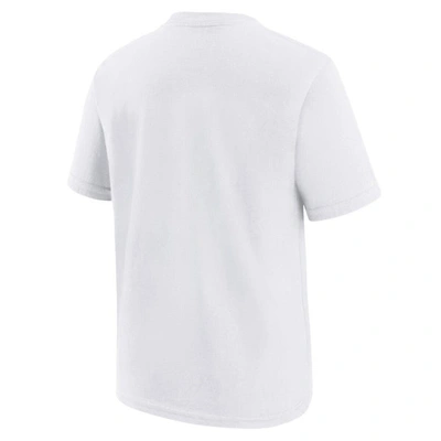 Shop Nike Youth   White Brooklyn Nets Vs Block Essential T-shirt