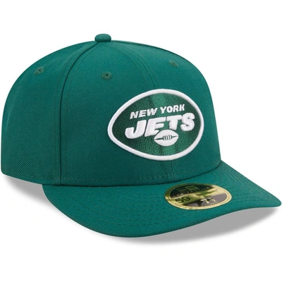 Shop New Era Green New York Jets Omaha Low Profile 59fifty Fitted Hat