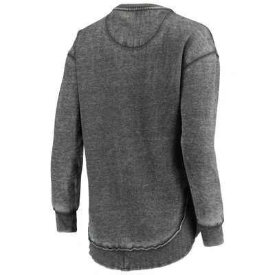 Shop Pressbox Black Iowa Hawkeyes Vintage Wash Pullover Sweatshirt