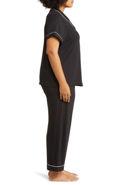 Nordstrom Moonlight Crop Pajamas In Black