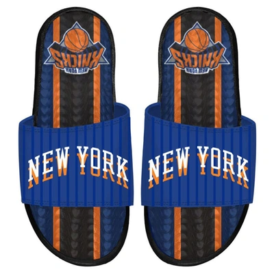 Shop Islide Black New York Knicks 2023/24 City Edition Gel Slide Sandals