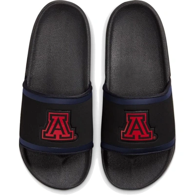 Shop Nike Arizona Wildcats Off-court Wordmark Slide Sandals In Black