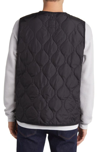 Taion Military Onion Quilt Water Repellent 800 Fill Power Down Vest In Black