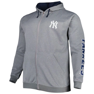 Shop Profile Ash New York Yankees Big & Tall Pullover Hoodie