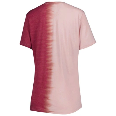 Shop Gameday Couture Crimson Alabama Crimson Tide Find Your Groove Split-dye T-shirt