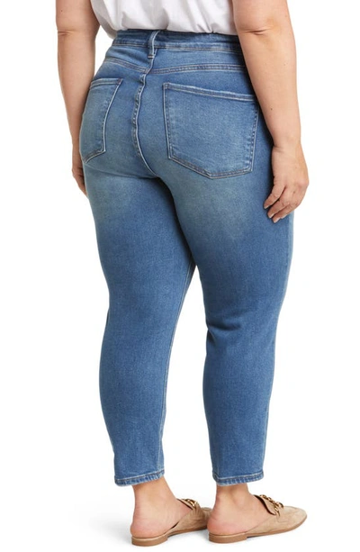 Shop Kut From The Kloth Naomi Fab Ab High Waist Crop Straight Leg Jeans In Founded