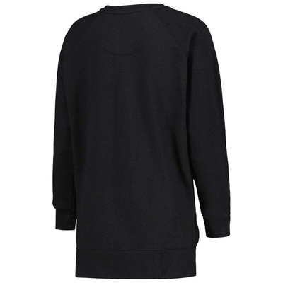 Shop Pressbox Black Iowa Hawkeyes Steamboat Animal Print Raglan Pullover Sweatshirt