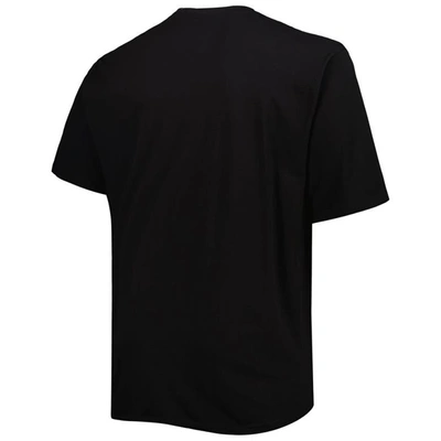 Shop Profile Black Portland Trail Blazers Big & Tall Heart & Soul T-shirt