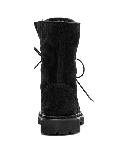 Shop Aquatalia Mita Weatherproof Suede Boot In Black