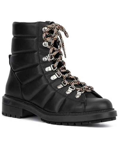 Shop Aquatalia Leia Weatherproof Leather Boot In Black