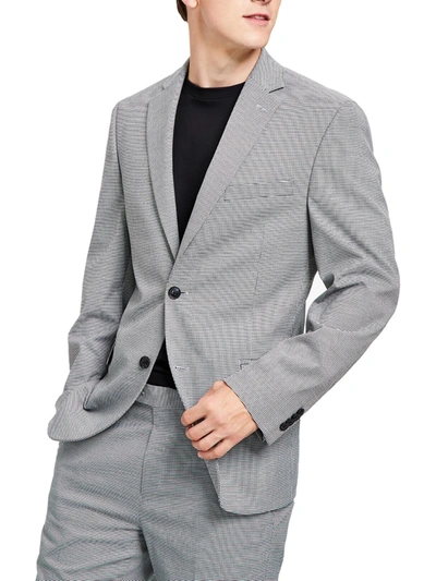 Shop Alfani Mens Slim Fit Suit Separate Two-button Blazer In Grey