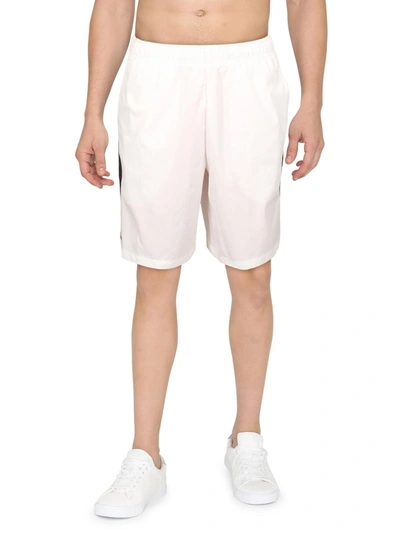 Shop Lacoste Mens Regular Fit Polyester Shorts In Multi
