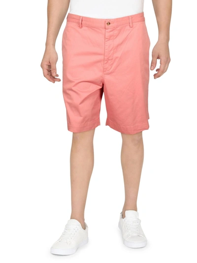 Shop Polo Ralph Lauren Mens Twill Classic Fit Khaki Shorts In Pink