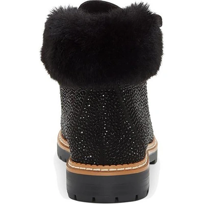 Shop Inc Womens Faux Fur Cold Weather Ankle Boots In Black