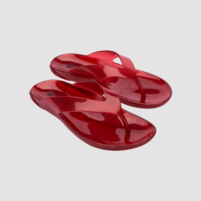 Shop Melissa The Real Jelly Ff In Red