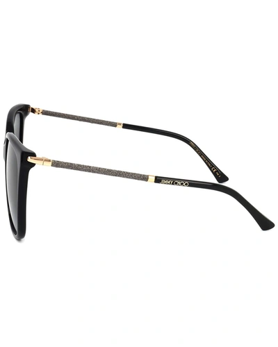 Shop Jimmy Choo Women's Scilla/s 57mm Sunglasses In Black
