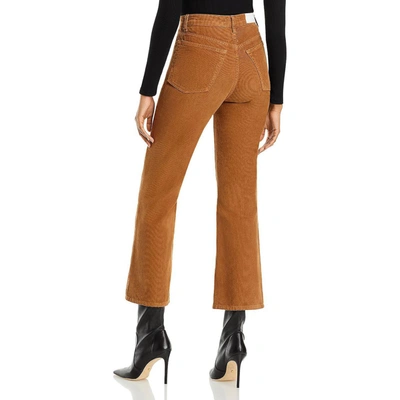 Shop Re/done Womens Corduroy 70's Flared Pants In Brown