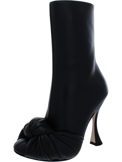 Shop Giambattista Valli Womens Leather Casual Booties In Black
