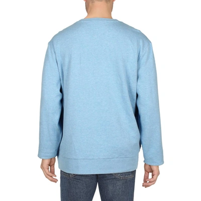 Shop Polo Ralph Lauren Mens Crewneck Pullover Sweatshirt In Blue
