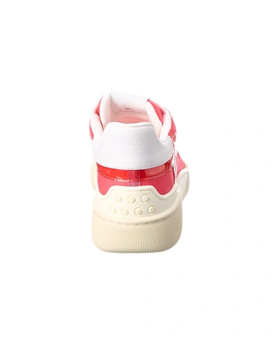 Shop Tod's Tods High Tech Sneaker In Pink