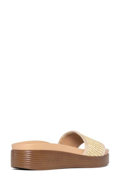Donald Pliner Fiji Suede Slide Sandal In Taupe